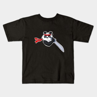 Ninja Panda T-Shirt Martial Arts for Warrior Ninjas Kids T-Shirt